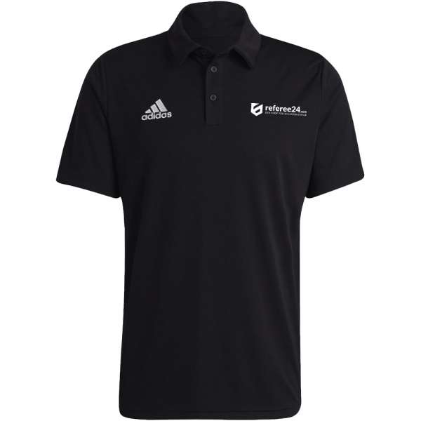 adidas Entrada Polo schwarz mit referee24 Logo