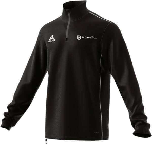 adidas Core 18 Training Top - schwarz - inkl. referee24.com Logo