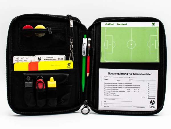 Schiri Set Professional Fussball mit Inhalt